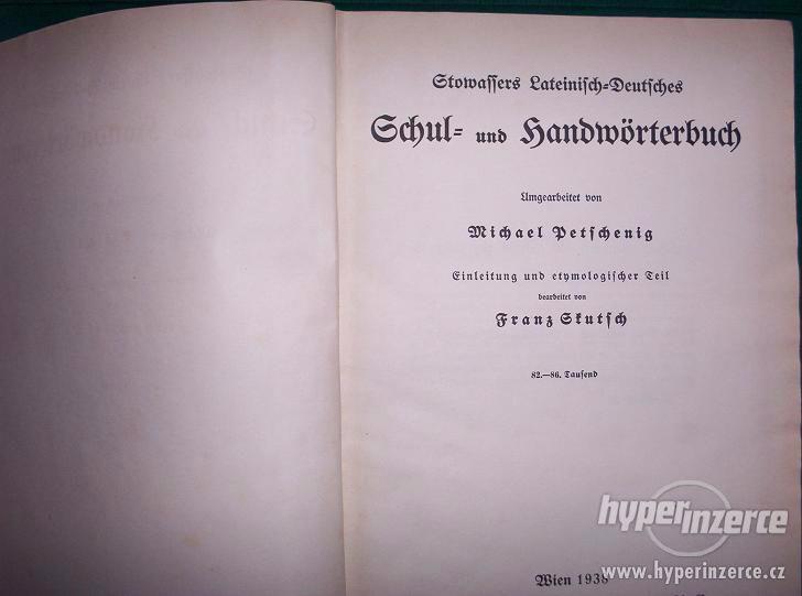 Stowasser Lateinisch-Deutsches Schul und Hand Wortenbuch - foto 1