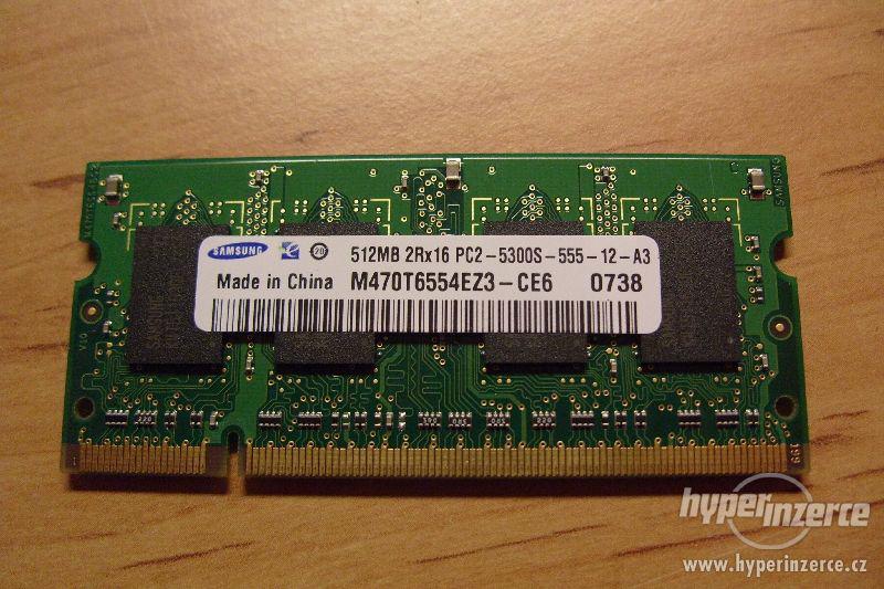 Paměti DDR2 SO-DIMM do notebooků - foto 1