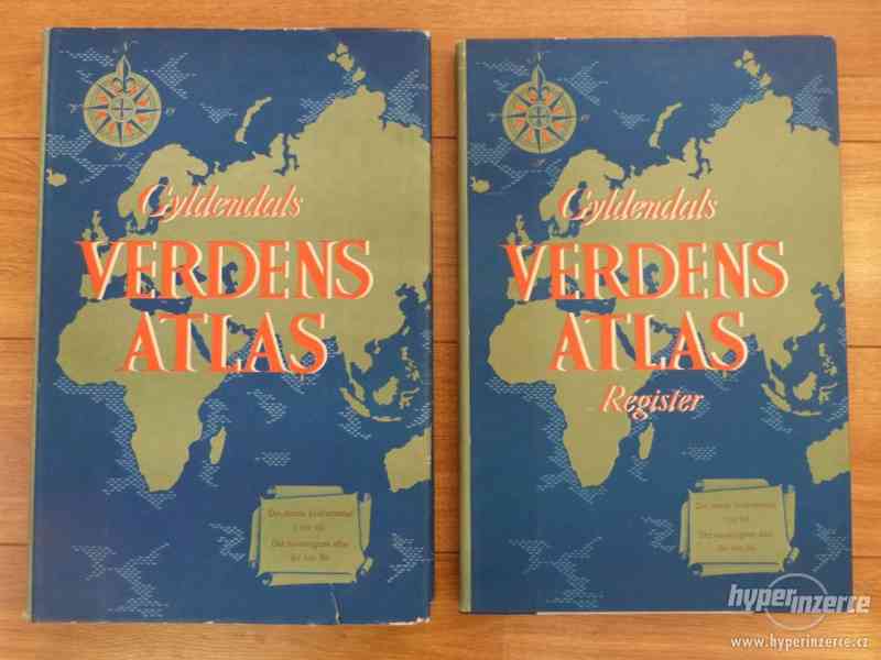 Atlas světa Gyldendals Verden Atlas 1951 - foto 1