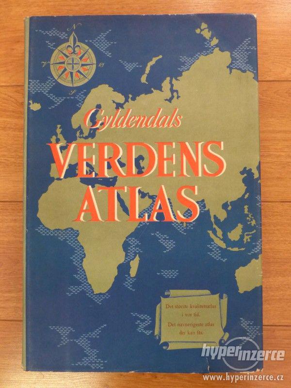 Atlas světa Gyldendals Verden Atlas 1951 - foto 2