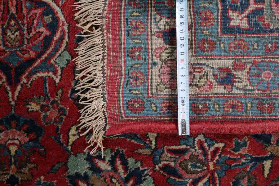 Ručně vázaný perský koberec Mashad 393 X 277 cm - foto 6