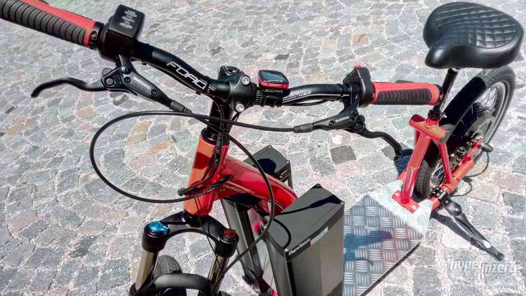 Elektro koloběžka Pepe Bike 1kW, 20,3Ah, dojezd až 100km - foto 4