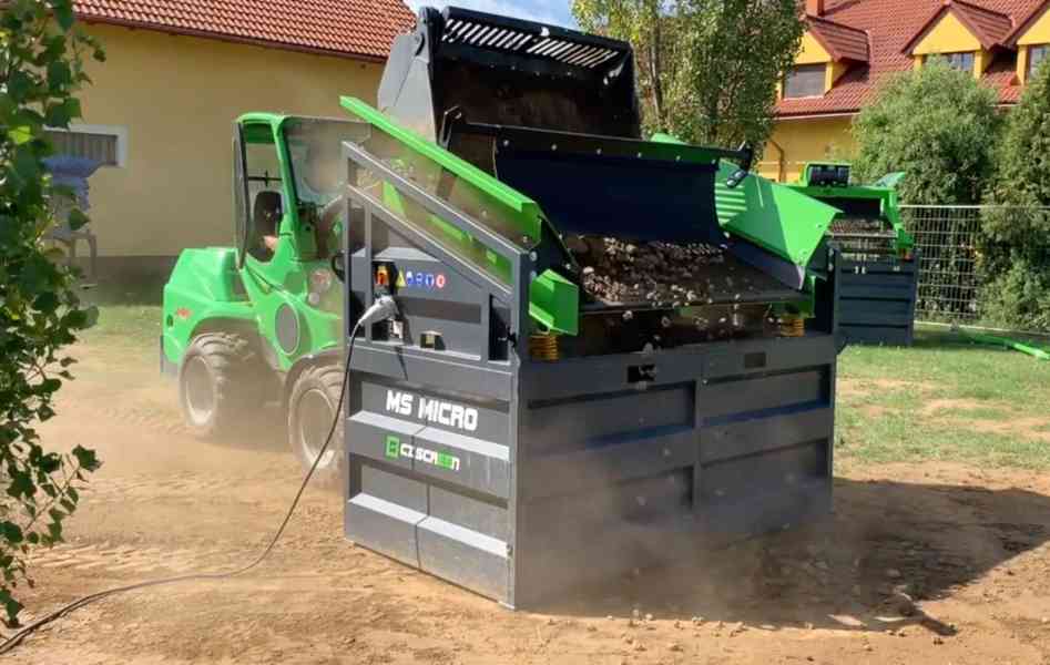 Vibrační třídič, katrovačka, třídička  na třídění zeminy - foto 4