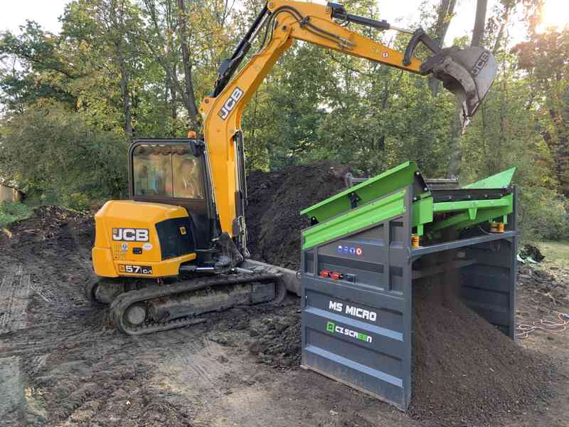 Vibrační třídič, katrovačka, třídička  na třídění zeminy - foto 6