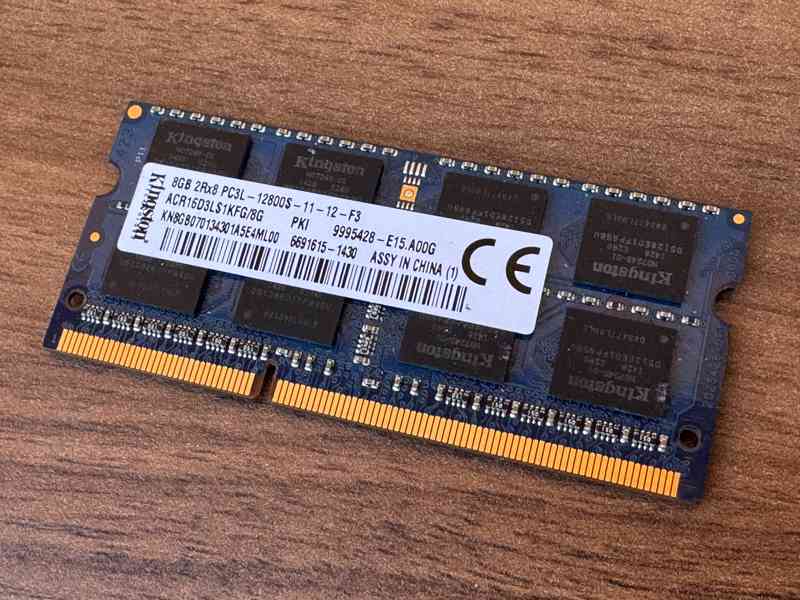 8GB DDR3L 1600 MHz SO-DIMM RAM do notebooku (PC3L-12800S)