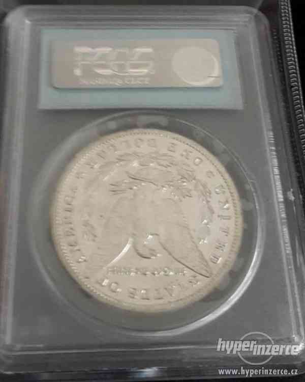 Mince-PCGS MS64 USA Dollar 1891 - foto 2