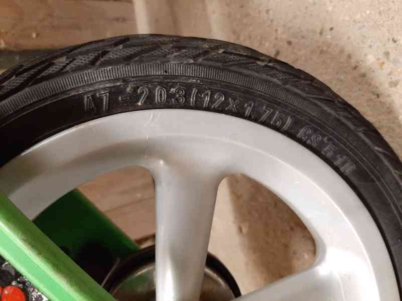 Dětské odrážedlo First Bike Cross 12" - zelené - foto 3