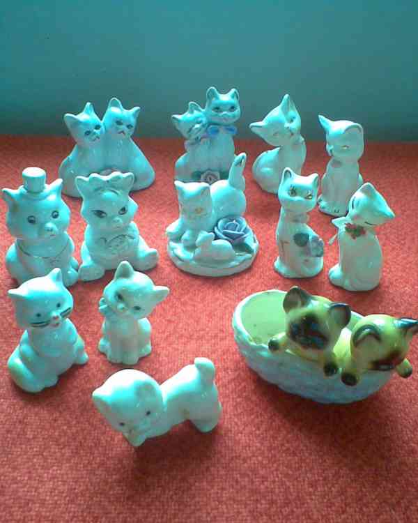Sbírka porcelánových koček - foto 3