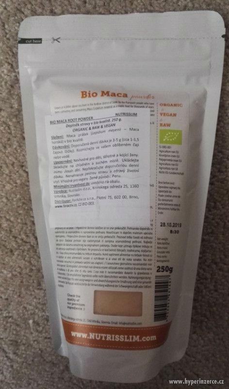 Prodám nerozbalenou MACA Nutrisslim 250g organic raw vegan - foto 2