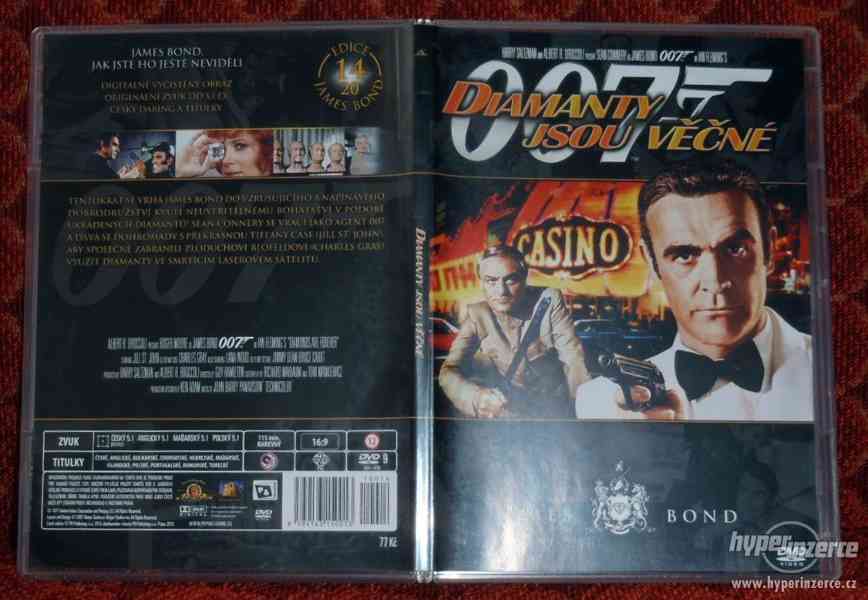 Dvd James Bond slim boxy, 1 díl za 99 Kč!+ poštovné - foto 1