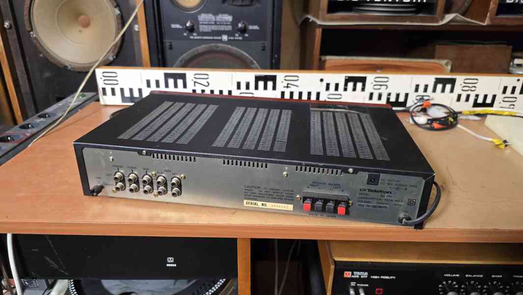 MITSUBISHI TELETON A3 - stereo zesilovač Japonsko 1977 - foto 4