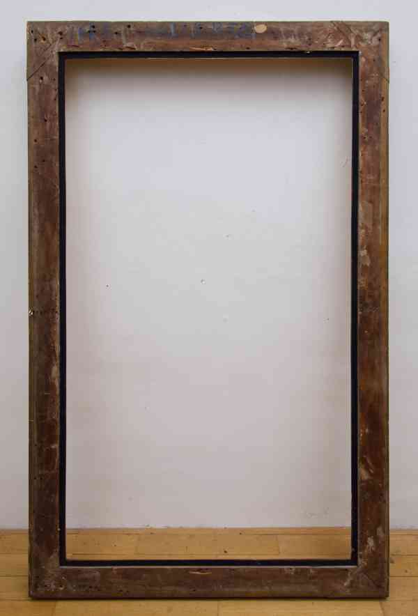 Starožitný zlacený rám na obraz – Biedermeier, 145 × 90 cm - foto 8