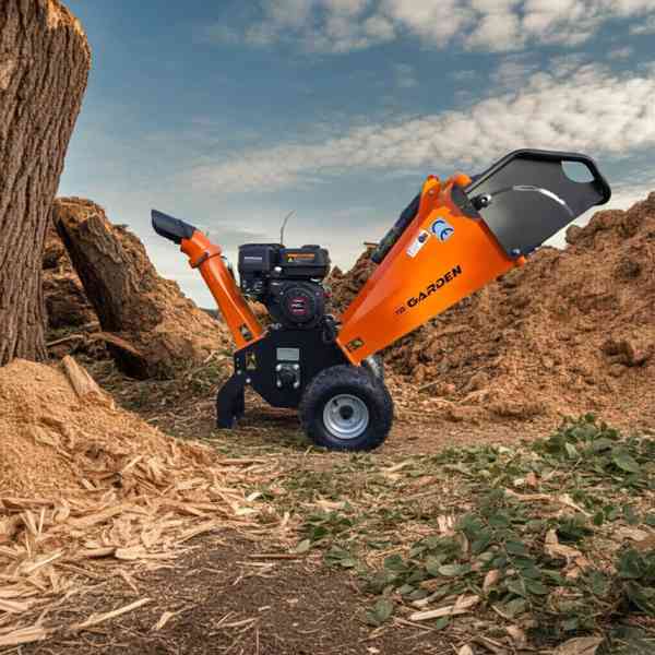 Benzínový štěpkovač GS650 6,5 HP, větve až 10 cm - foto 8