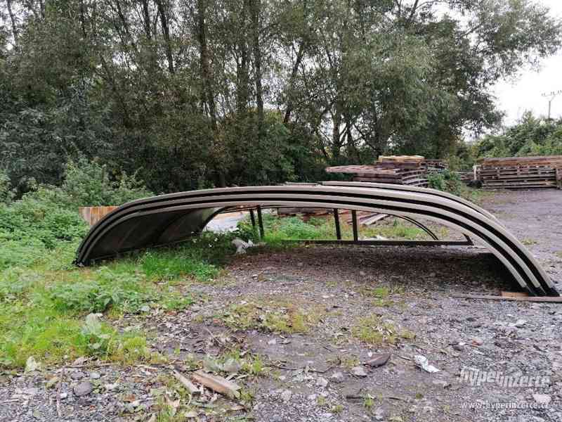 Nízké zastřešení bazénu 640x410x85 cm - foto 2