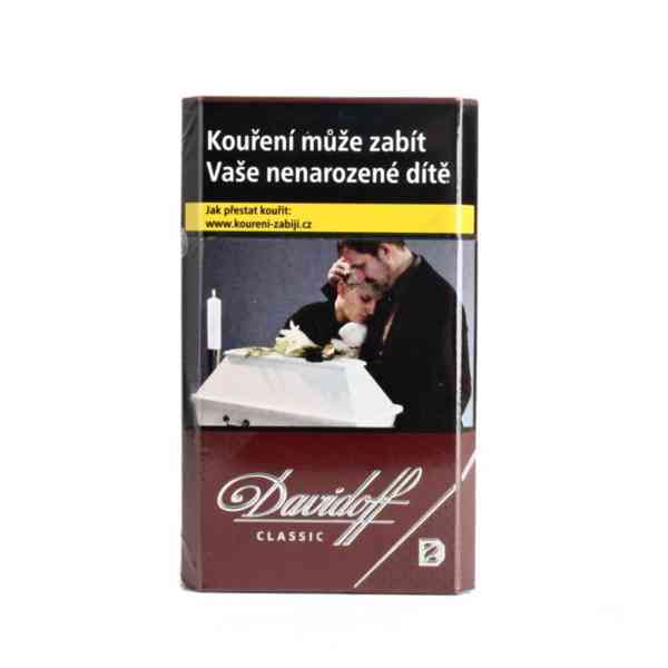 Kartón cigaret Davidoff červené  - foto 1