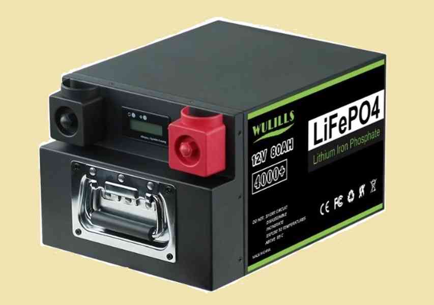 LiFePO4 baterie 80Ah - 12V, BMS 