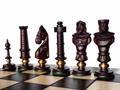 dřevěné šachy vyřezávané ROYAL LUX dubové 104D mad - foto 6
