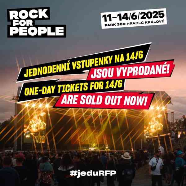 vstupenky Rock for People 14.6.2025  - foto 2