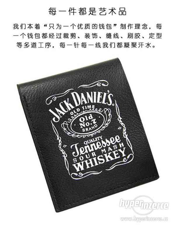 peněženka Jack Daniels Black Cotton/Leather - foto 1