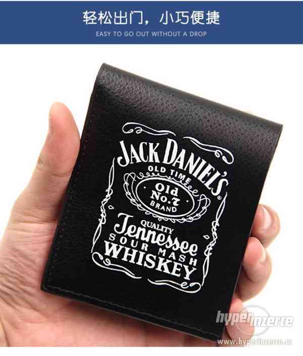 peněženka Jack Daniels Black Cotton/Leather - foto 2