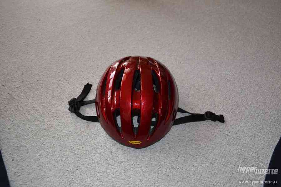 Dámská/dětská červená cyklo helma zn. Author  - foto 1