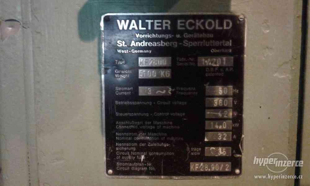 Walter Eckold KF2800 - formovacka / lys / ohybacka plechov - foto 12