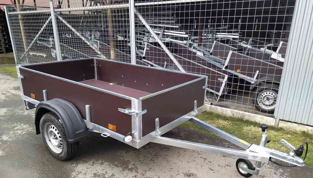 Přívěsný vozík překližkový PROFI 215x129x40cm - foto 3