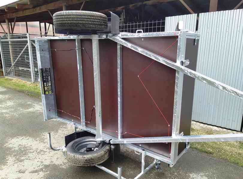 Přívěsný vozík překližkový PROFI 215x129x40cm - foto 2