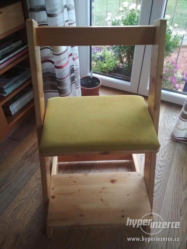 Dětská rostoucí židlička (2 ks, prodej i po 1 ks) - foto 2