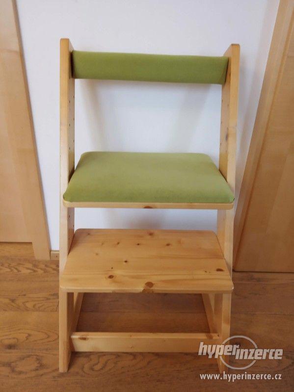 Dětská rostoucí židlička (2 ks, prodej i po 1 ks) - foto 3
