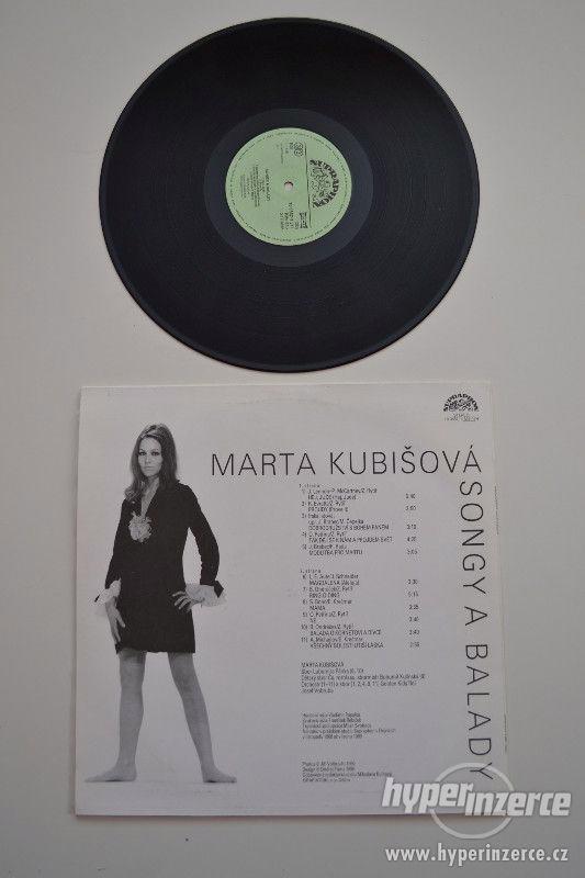 LP DESKA MARTA KUBIŠOVÁ - SONGY A BALADY 1990 - foto 2