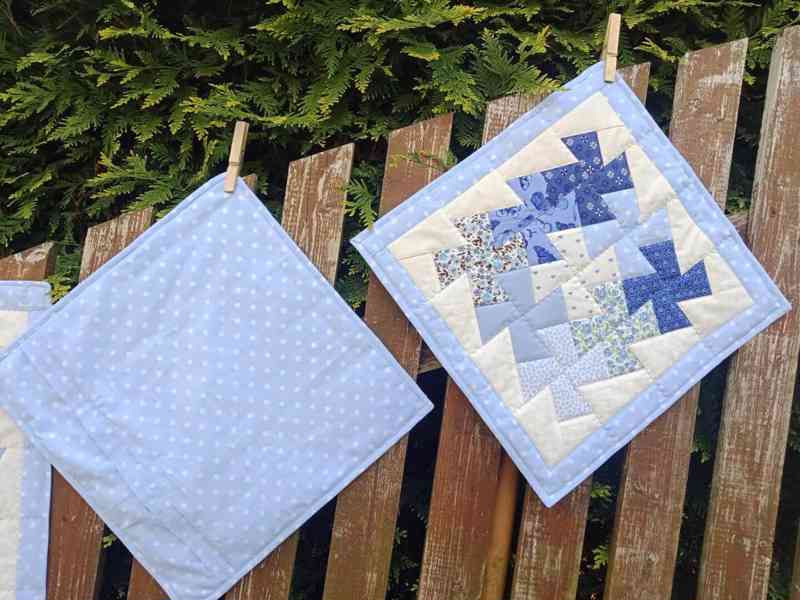 patchwork sada - povlak na polštář 2x, ubrus 1x - foto 4