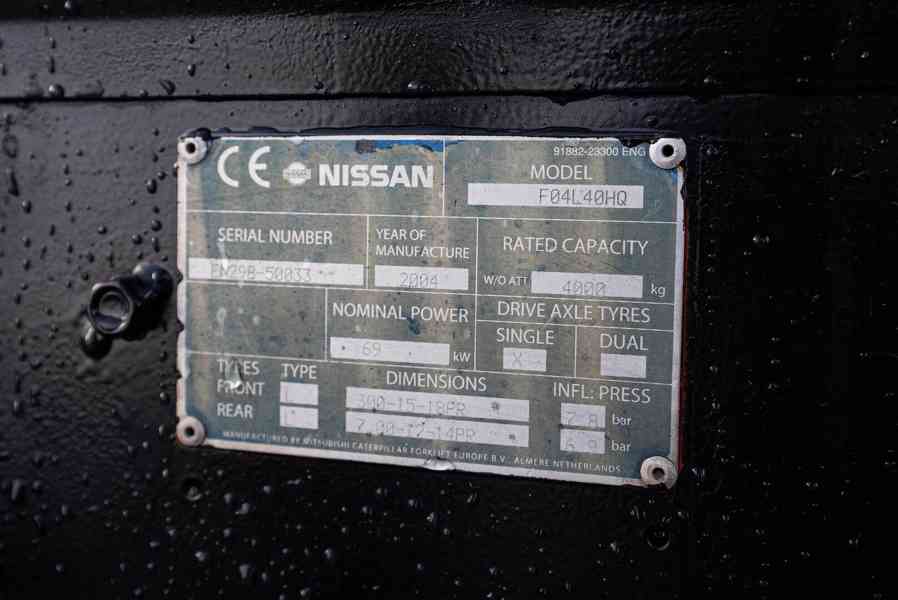 Vysokozdvižný vozík Nissan F04L40HQ - foto 8