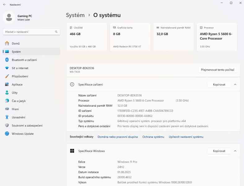 🚀 HERNÍ PC RYZEN 5 5600, 32GB RAM, RX 5700XT PULSE+, SSD 🚀 - foto 7