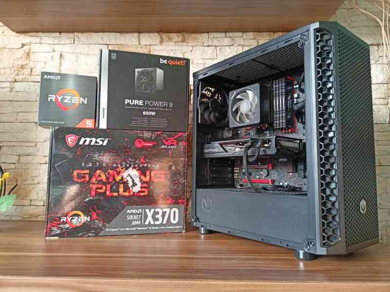 🚀 HERNÍ PC RYZEN 5 5600, 32GB RAM, RX 5700XT PULSE+, SSD 🚀