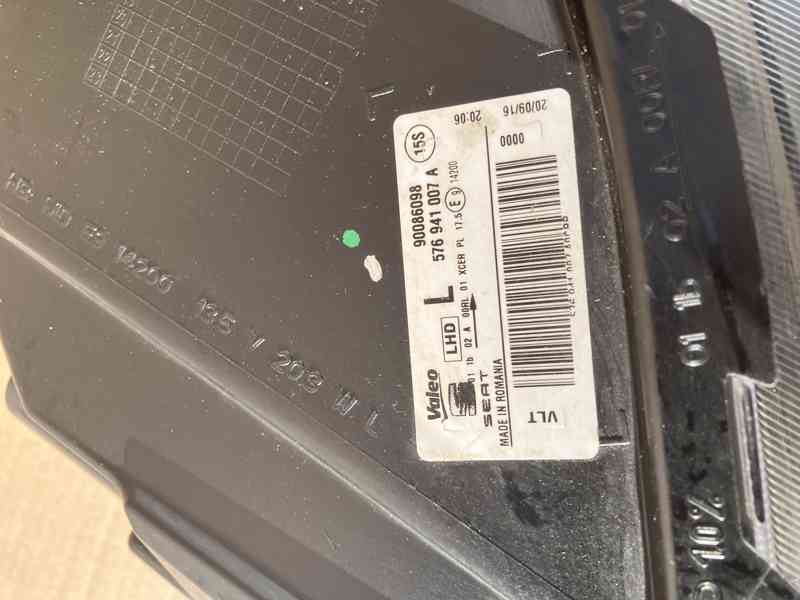 predni svetlo seat ateca pravy levy 16-20  fullled - foto 2