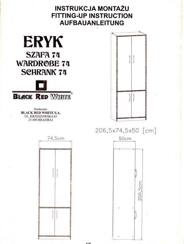 Obývací stěna ERYK – medová olše, šířka 312 cm - foto 3