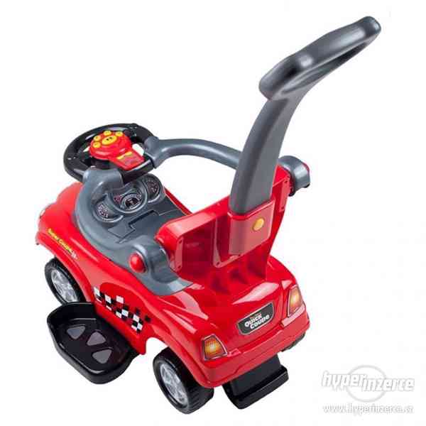 Dětské hrající jezdítko 3v1 Bayo Super Coupe - red - červená - foto 2