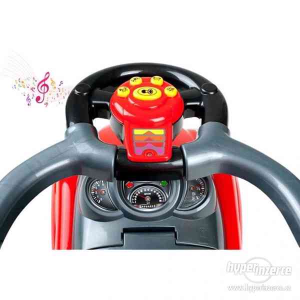 Dětské hrající jezdítko 3v1 Bayo Super Coupe - red - červená - foto 3