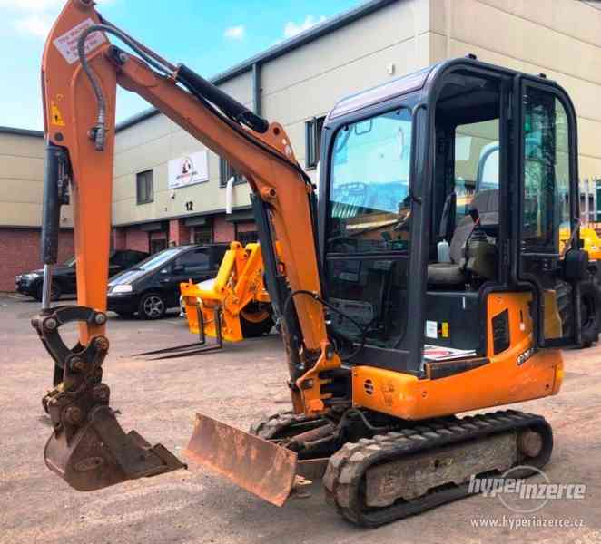 zánovní mini bagr CASE CX18 B S2, rok 2016, jen 988 hodin! - foto 2