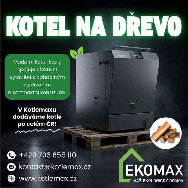 Kotel na dřevo – spolehlivé vytápění domu - 25 kW