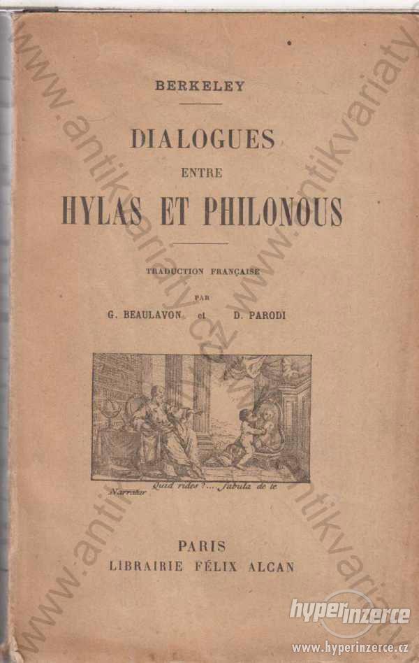 Dialogues entre Hylas et Philonous Beaulavon Parod - foto 1