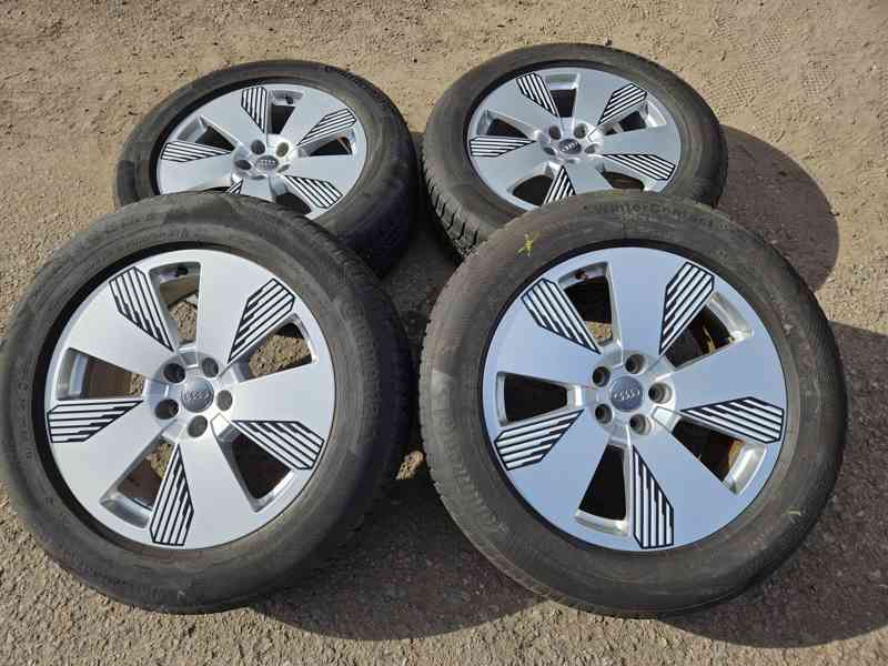 R19" Audi 5x112 8jx19 et34 číslo dílu 4KE 601025 L pneu cont - foto 3