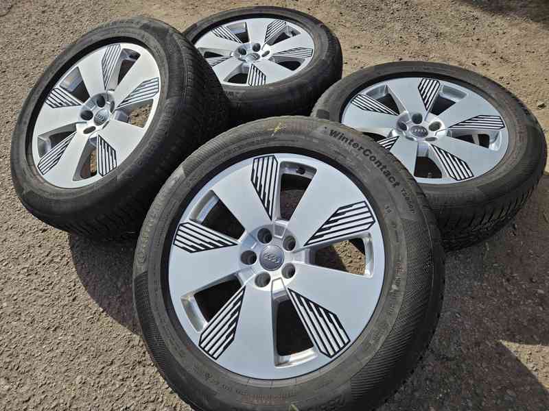 R19" Audi 5x112 8jx19 et34 číslo dílu 4KE 601025 L pneu cont - foto 4