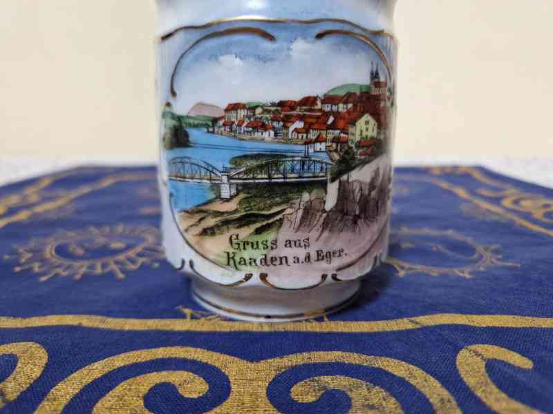 Sbírkový plastický Hrnek Kaaden an der Eger Kadaň místopis - foto 10