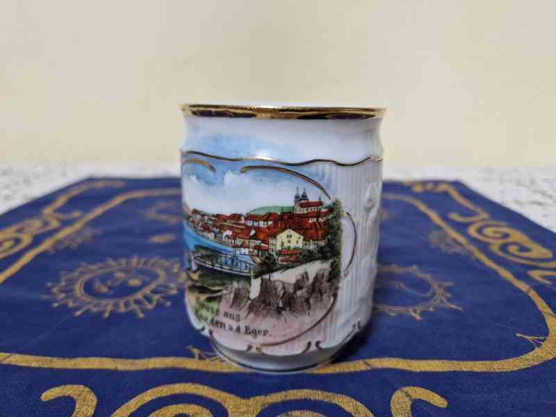 Sbírkový plastický Hrnek Kaaden an der Eger Kadaň místopis - foto 4