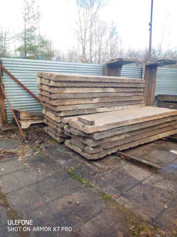 Použité silniční panely 1,2 x 3,6 x 0,15m - foto 3