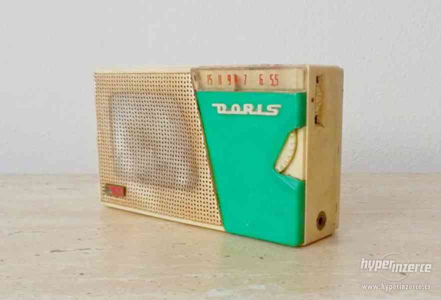 Legendární tranzistorové rádio Doris 2702B, rok výroby 1961 - foto 6