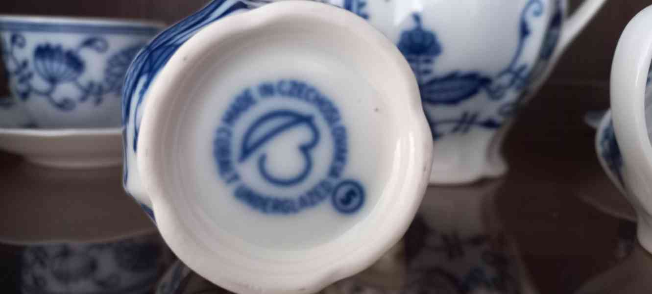 Porcelán cibulák Cobalt - kompletní souprava - foto 5