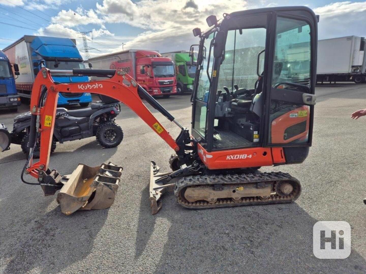 Pásové minirypadlo KUBOTA KX 018-4 - foto 1